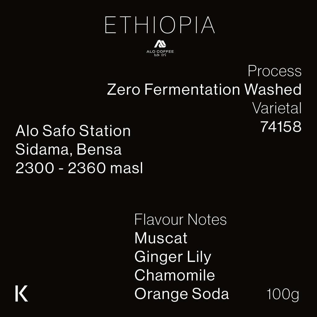 Ethiopia Alo Safo Station Zero Fermentation 74158 Washed