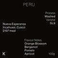 Peru Nueva Esperanza SL9 Washed