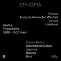 Ethiopia Arama Enzyme Anaerobic Washed Heirloom
